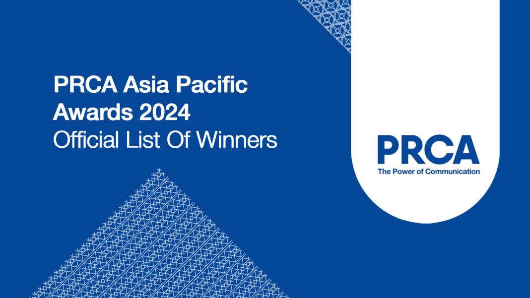 PRCA Asia Pacific Awards Declare 2024 Winners PUBLICO Magazine